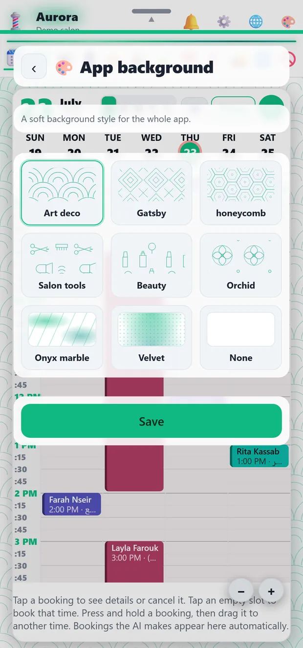 App background