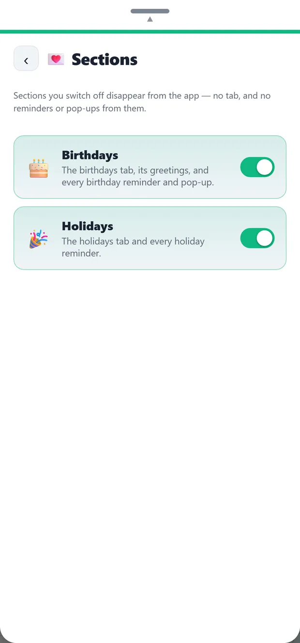 Auto-greetings